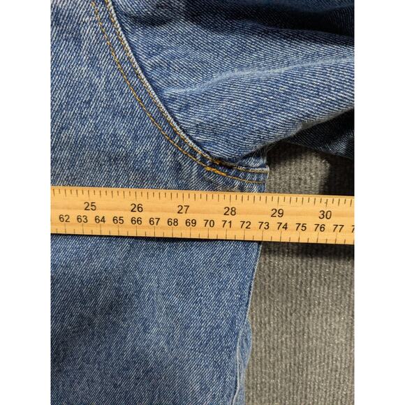 VTG Sonoma Chore Jacket Mens XL Denim Barn Coat Corduroy Collar Flannel Lined - Picture 11 of 13